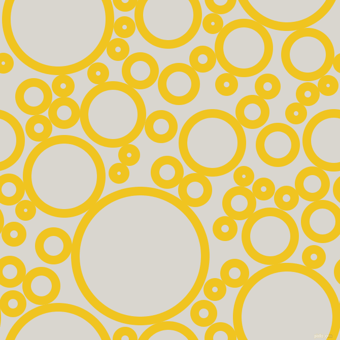 bubbles, circles, sponge, big, medium, small, 17 pixel line widthMoon Yellow and Timberwolf circles bubbles sponge soap seamless tileable