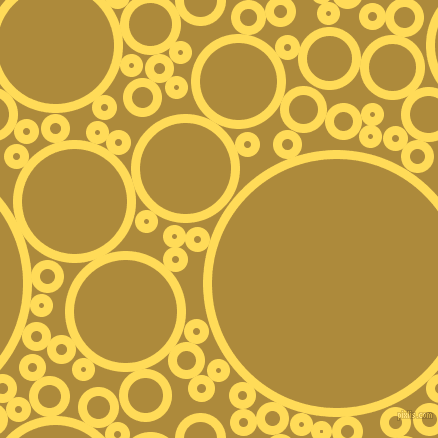 bubbles, circles, sponge, big, medium, small, 9 pixel line width, Mustard and Alpine circles bubbles sponge soap seamless tileable