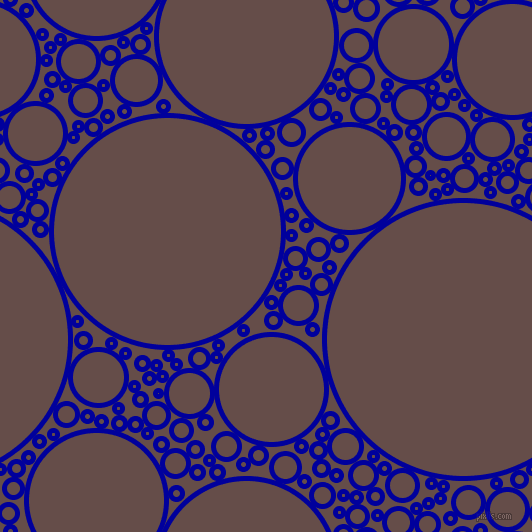 bubbles, circles, sponge, big, medium, small, 5 pixel line width, New Midnight Blue and Congo Brown circles bubbles sponge soap seamless tileable