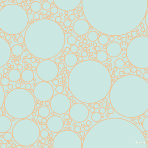 bubbles, circles, sponge, big, medium, small, 3 pixel line width, New Tan and Jagged Ice circles bubbles sponge soap seamless tileable