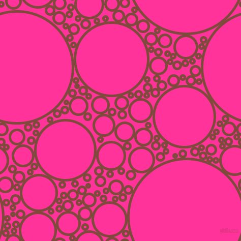 bubbles, circles, sponge, big, medium, small, 5 pixel line width, Nutmeg and Wild Strawberry circles bubbles sponge soap seamless tileable