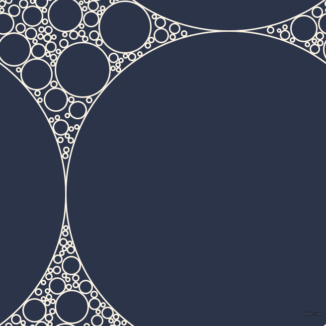 bubbles, circles, sponge, big, medium, small, 3 pixel line width, Old Lace and Bunting circles bubbles sponge soap seamless tileable
