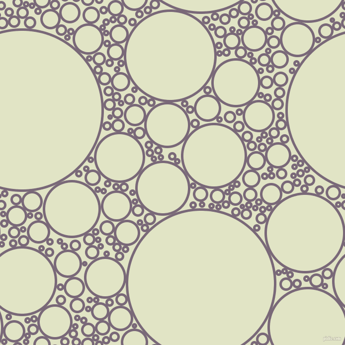 bubbles, circles, sponge, big, medium, small, 5 pixel line width, Old Lavender and Frost circles bubbles sponge soap seamless tileable