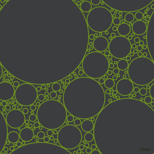 bubbles, circles, sponge, big, medium, small, 3 pixel line width, Olive Drab and Baltic Sea circles bubbles sponge soap seamless tileable