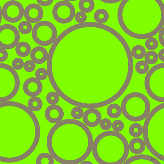 bubbles, circles, sponge, big, medium, small, 17 pixel line width, Olive Haze and Chartreuse circles bubbles sponge soap seamless tileable