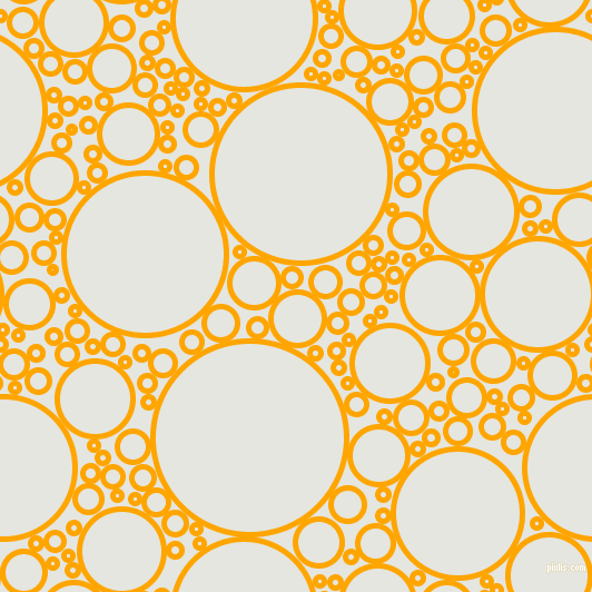 bubbles, circles, sponge, big, medium, small, 5 pixel line width, Orange and Black Squeeze circles bubbles sponge soap seamless tileable