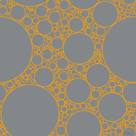 bubbles, circles, sponge, big, medium, small, 2 pixel line width, Orange Peel and Aluminium circles bubbles sponge soap seamless tileable
