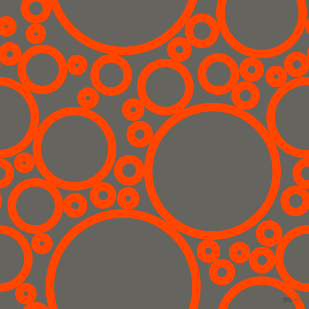 bubbles, circles, sponge, big, medium, small, 17 pixel line width, Orange Red and Storm Dust circles bubbles sponge soap seamless tileable