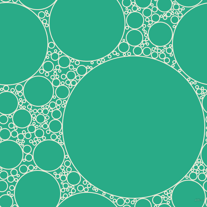 bubbles, circles, sponge, big, medium, small, 3 pixel line width, Orchid White and Jungle Green circles bubbles sponge soap seamless tileable