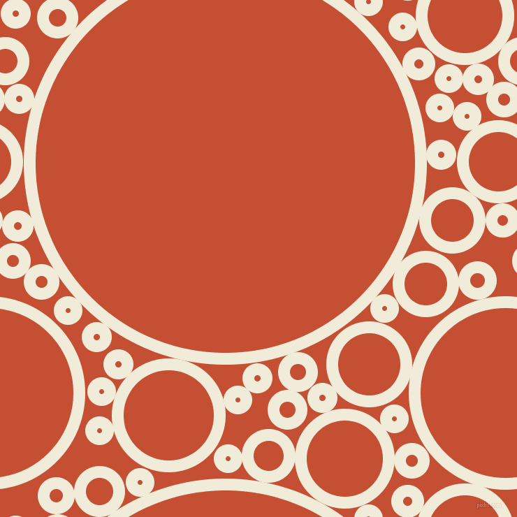 bubbles, circles, sponge, big, medium, small, 17 pixel line width, Orchid White and Trinidad circles bubbles sponge soap seamless tileable