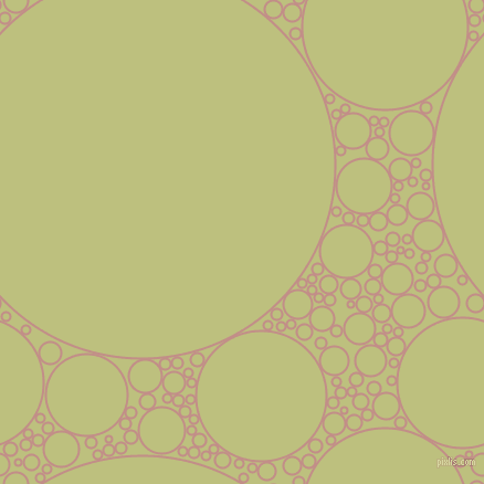 bubbles, circles, sponge, big, medium, small, 2 pixel line width, Oriental Pink and Pine Glade circles bubbles sponge soap seamless tileable