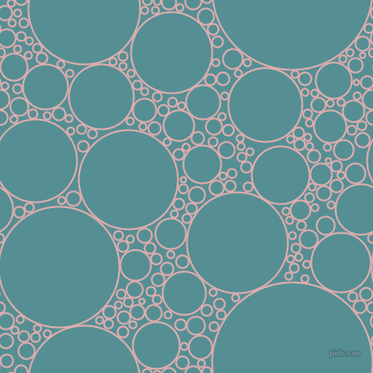 bubbles, circles, sponge, big, medium, small, 2 pixel line width, Pale Chestnut and Half Baked circles bubbles sponge soap seamless tileable