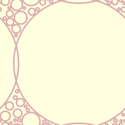 bubbles, circles, sponge, big, medium, small, 5 pixel line width, Pale Chestnut and Light Yellow circles bubbles sponge soap seamless tileable