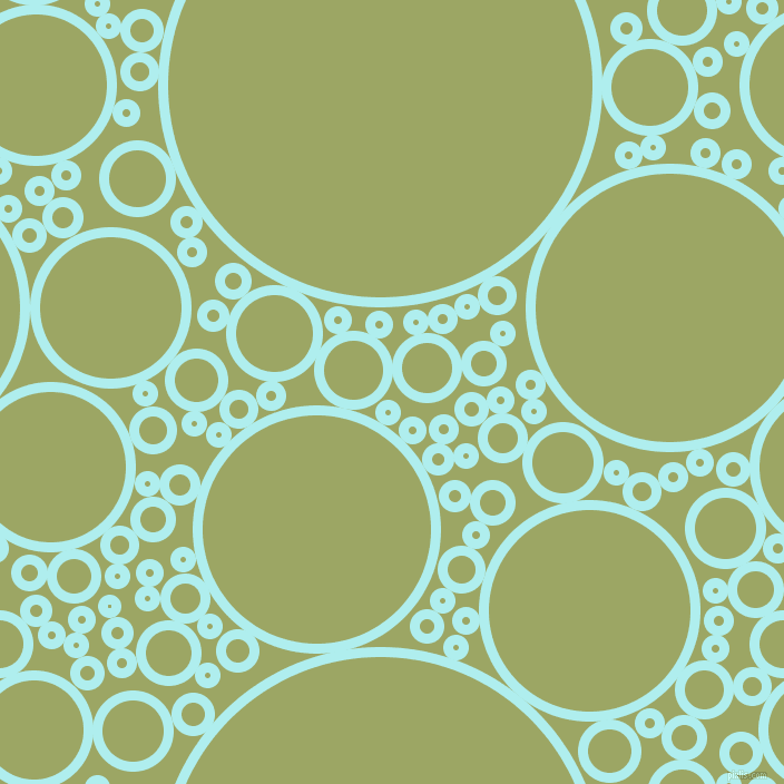 bubbles, circles, sponge, big, medium, small, 9 pixel line width, Pale Turquoise and Green Smoke circles bubbles sponge soap seamless tileable
