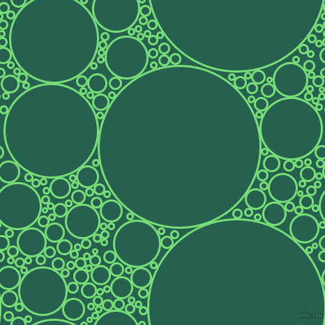 bubbles, circles, sponge, big, medium, small, 3 pixel line width, Pastel Green and Evening Sea circles bubbles sponge soap seamless tileable