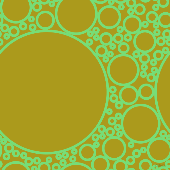 bubbles, circles, sponge, big, medium, small, 9 pixel line width, Pastel Green and Lucky circles bubbles sponge soap seamless tileable
