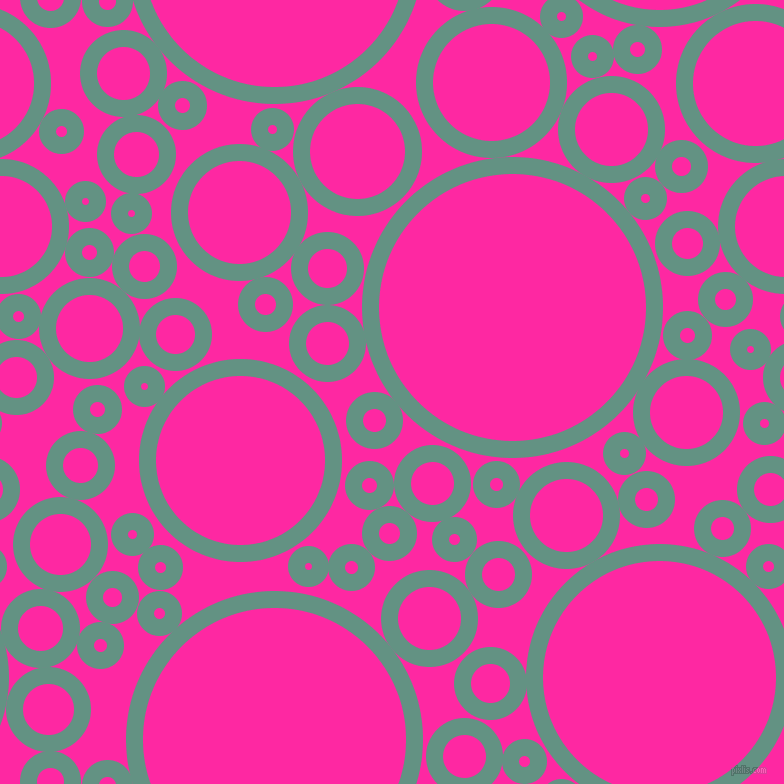 bubbles, circles, sponge, big, medium, small, 17 pixel line width, Patina and Persian Rose circles bubbles sponge soap seamless tileable