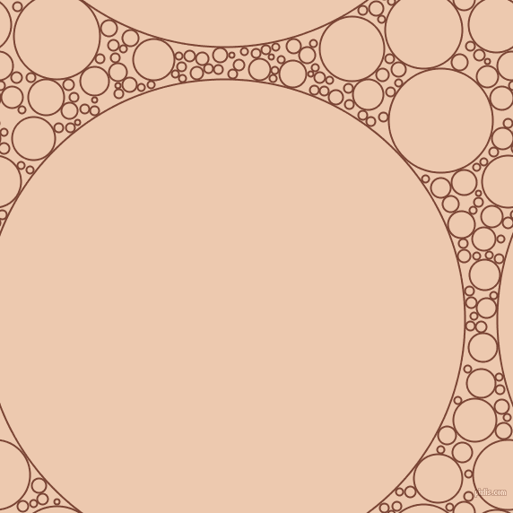 bubbles, circles, sponge, big, medium, small, 2 pixel line width, Peanut and Desert Sand circles bubbles sponge soap seamless tileable
