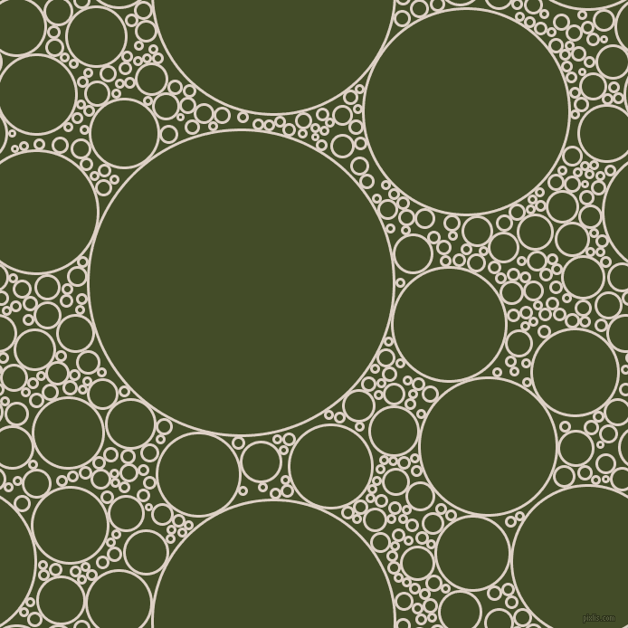 bubbles, circles, sponge, big, medium, small, 3 pixel line width, Pearl Bush and Bronzetone circles bubbles sponge soap seamless tileable