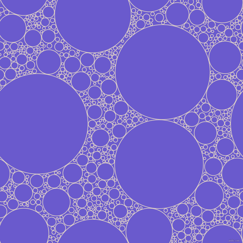 bubbles, circles, sponge, big, medium, small, 2 pixel line width, Pearl Bush and Slate Blue circles bubbles sponge soap seamless tileable