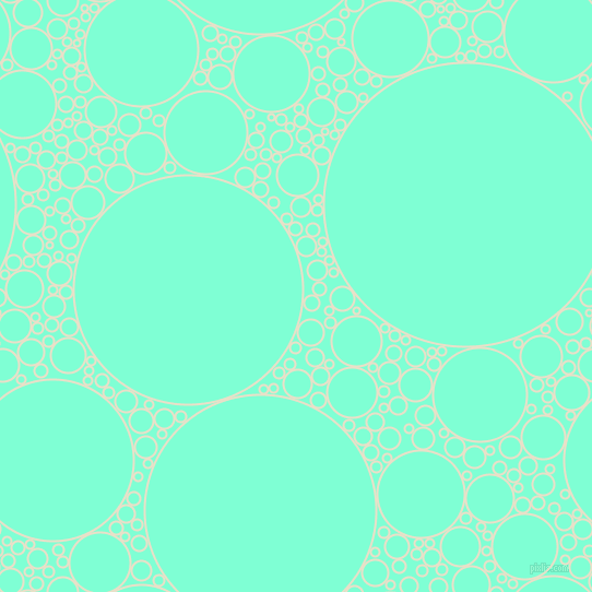 bubbles, circles, sponge, big, medium, small, 2 pixel line width, Pearl Lusta and Aquamarine circles bubbles sponge soap seamless tileable