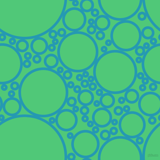 bubbles, circles, sponge, big, medium, small, 9 pixel line width, Pelorous and Emerald circles bubbles sponge soap seamless tileable