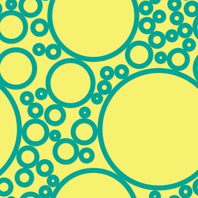 bubbles, circles, sponge, big, medium, small, 17 pixel line width, Persian Green and Dolly circles bubbles sponge soap seamless tileable