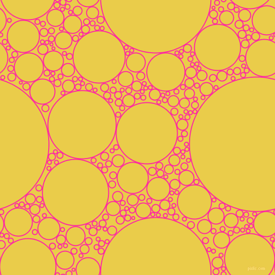 bubbles, circles, sponge, big, medium, small, 2 pixel line width, Persian Rose and Festival circles bubbles sponge soap seamless tileable