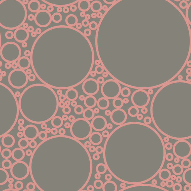 bubbles, circles, sponge, big, medium, small, 9 pixel line width, Petite Orchid and Friar Grey circles bubbles sponge soap seamless tileable