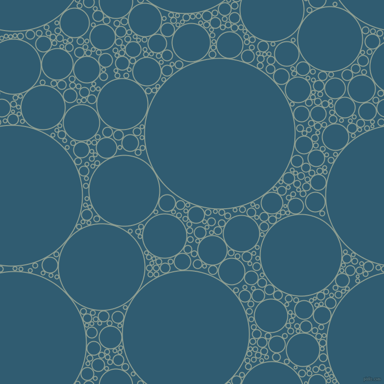 bubbles, circles, sponge, big, medium, small, 2 pixel line width, Pewter and Blumine circles bubbles sponge soap seamless tileable