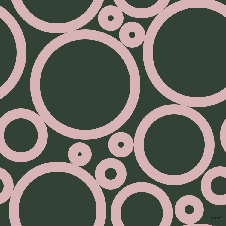 bubbles, circles, sponge, big, medium, small, 33 pixel line width, Pink Flare and Timber Green circles bubbles sponge soap seamless tileable