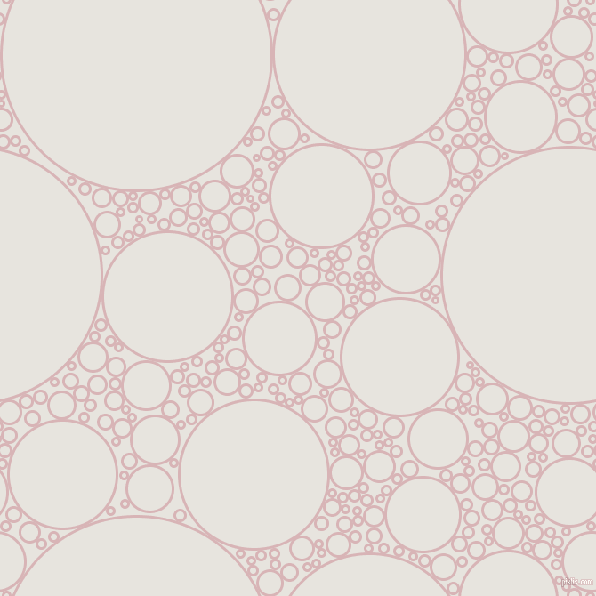 bubbles, circles, sponge, big, medium, small, 3 pixel line width, Pink Flare and Wild Sand circles bubbles sponge soap seamless tileable
