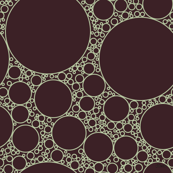 bubbles, circles, sponge, big, medium, small, 3 pixel line width, Pixie Green and Temptress circles bubbles sponge soap seamless tileable