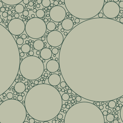 bubbles, circles, sponge, big, medium, small, 2 pixel line width, Plantation and Beryl Green circles bubbles sponge soap seamless tileable