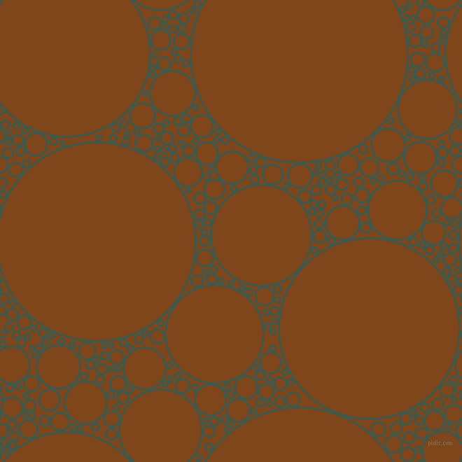 bubbles, circles, sponge, big, medium, small, 3 pixel line width, Plantation and Russet circles bubbles sponge soap seamless tileable
