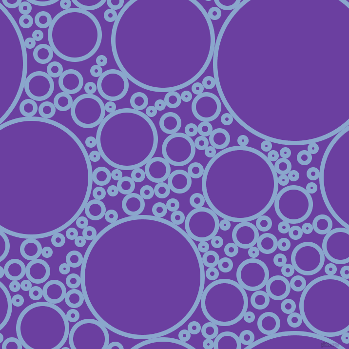 bubbles, circles, sponge, big, medium, small, 9 pixel line width, Polo Blue and Royal Purple circles bubbles sponge soap seamless tileable