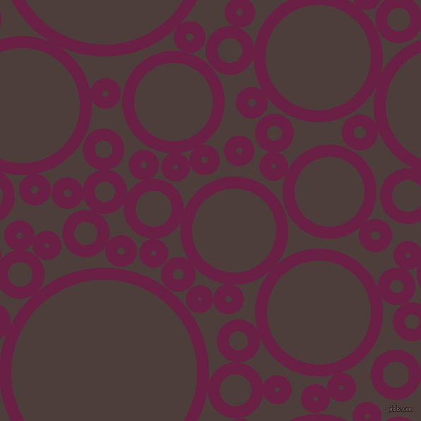 bubbles, circles, sponge, big, medium, small, 17 pixel line width, Pompadour and Crater Brown circles bubbles sponge soap seamless tileable