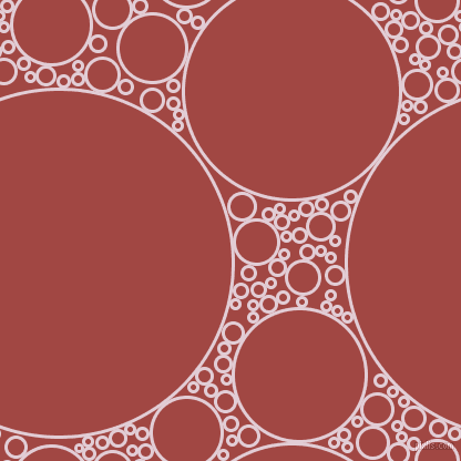 bubbles, circles, sponge, big, medium, small, 3 pixel line width, Prim and Roof Terracotta circles bubbles sponge soap seamless tileable