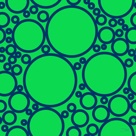 bubbles, circles, sponge, big, medium, small, 9 pixel line width, Prussian Blue and Malachite circles bubbles sponge soap seamless tileable