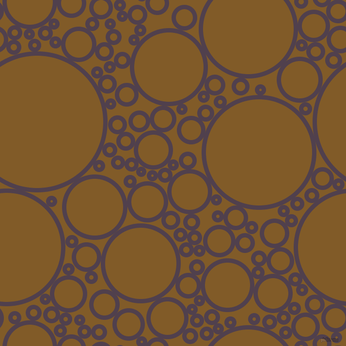 bubbles, circles, sponge, big, medium, small, 9 pixel line width, Purple Taupe and Hot Curry circles bubbles sponge soap seamless tileable