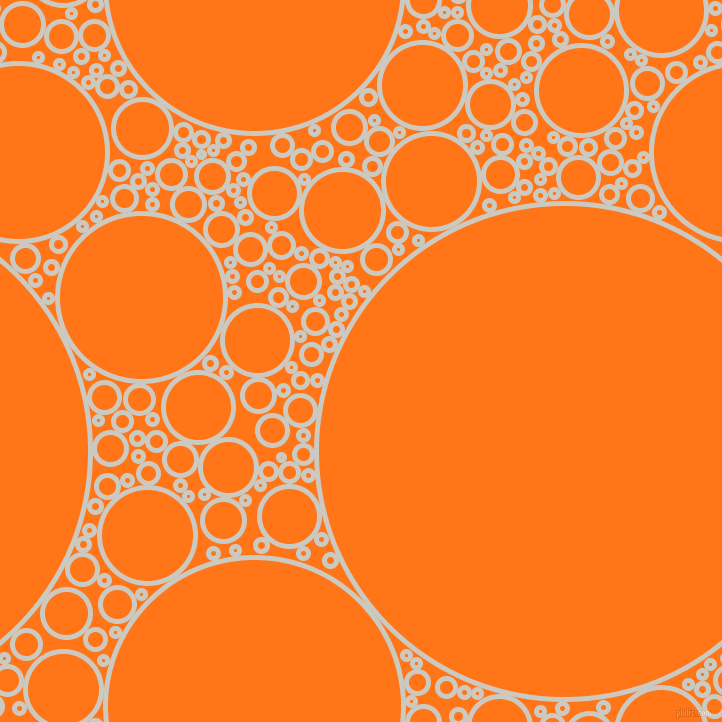 bubbles, circles, sponge, big, medium, small, 5 pixel line width, Quill Grey and Pumpkin circles bubbles sponge soap seamless tileable