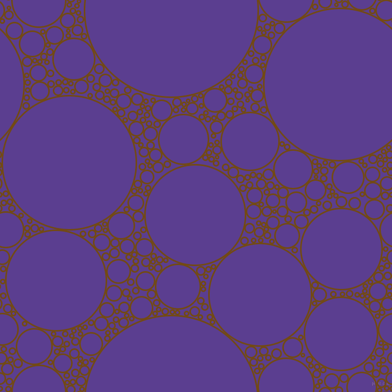 bubbles, circles, sponge, big, medium, small, 3 pixel line width, Raw Umber and Daisy Bush circles bubbles sponge soap seamless tileable
