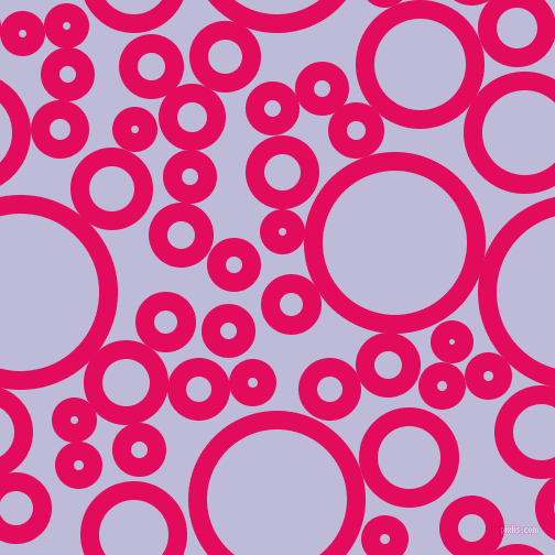 bubbles, circles, sponge, big, medium, small, 17 pixel line width, Razzmatazz and Lavender Grey circles bubbles sponge soap seamless tileable