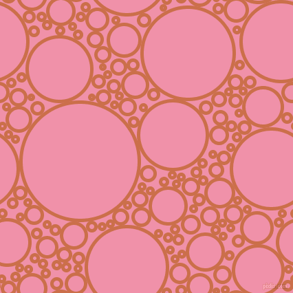 bubbles, circles, sponge, big, medium, small, 5 pixel line width, Red Damask and Mauvelous circles bubbles sponge soap seamless tileable