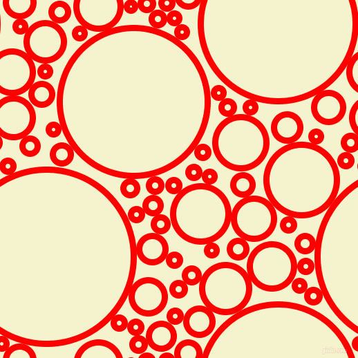 bubbles, circles, sponge, big, medium, small, 9 pixel line width, Red and Moon Glow circles bubbles sponge soap seamless tileable