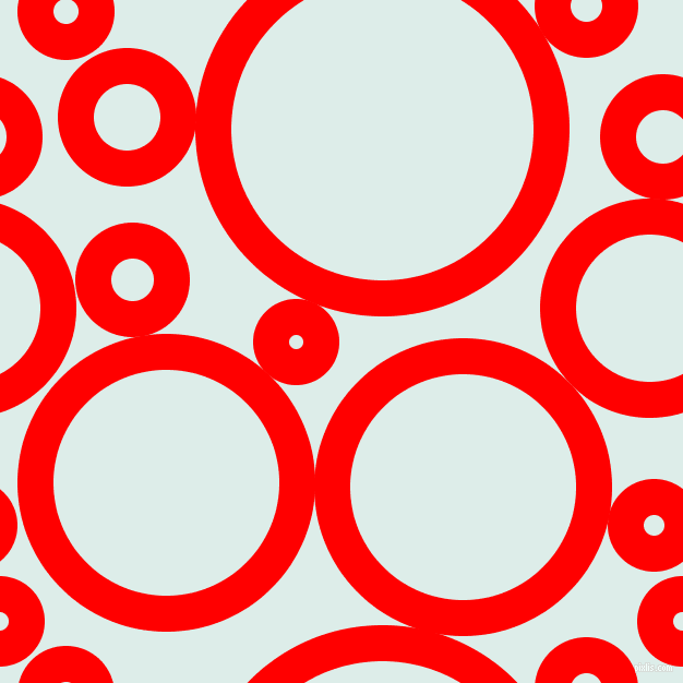 bubbles, circles, sponge, big, medium, small, 33 pixel line width, Red and Tranquil circles bubbles sponge soap seamless tileable