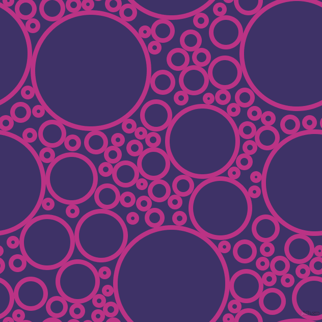 bubbles, circles, sponge, big, medium, small, 9 pixel line width, Red Violet and Minsk circles bubbles sponge soap seamless tileable