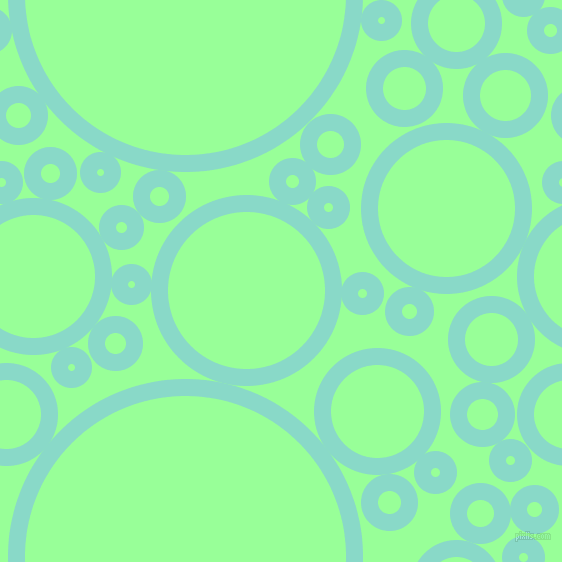 bubbles, circles, sponge, big, medium, small, 17 pixel line width, Riptide and Mint Green circles bubbles sponge soap seamless tileable