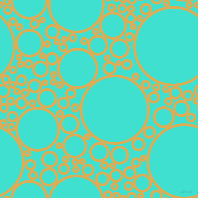 bubbles, circles, sponge, big, medium, small, 9 pixel line width, Rob Roy and Turquoise circles bubbles sponge soap seamless tileable