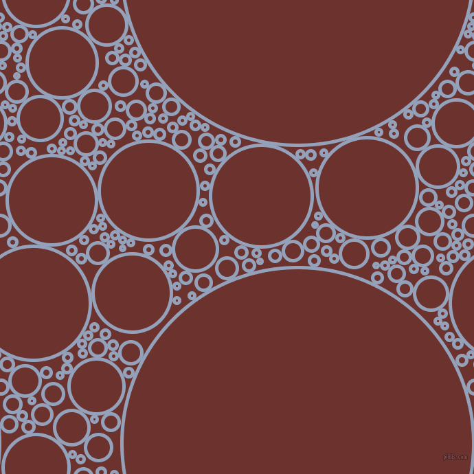 bubbles, circles, sponge, big, medium, small, 5 pixel line width, Rock Blue and Kenyan Copper circles bubbles sponge soap seamless tileable